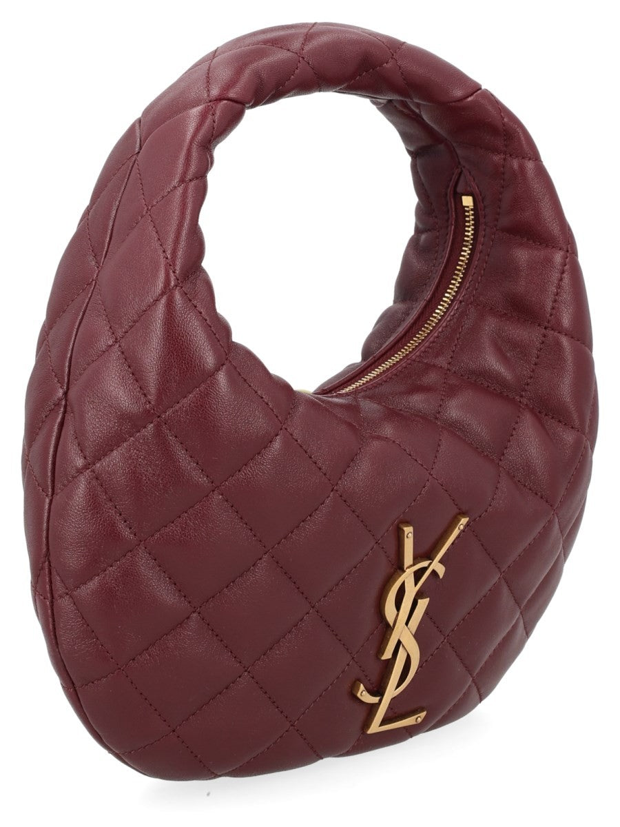 Saint Laurent Women's Borsa Icarino in Nappa Trapuntata Red