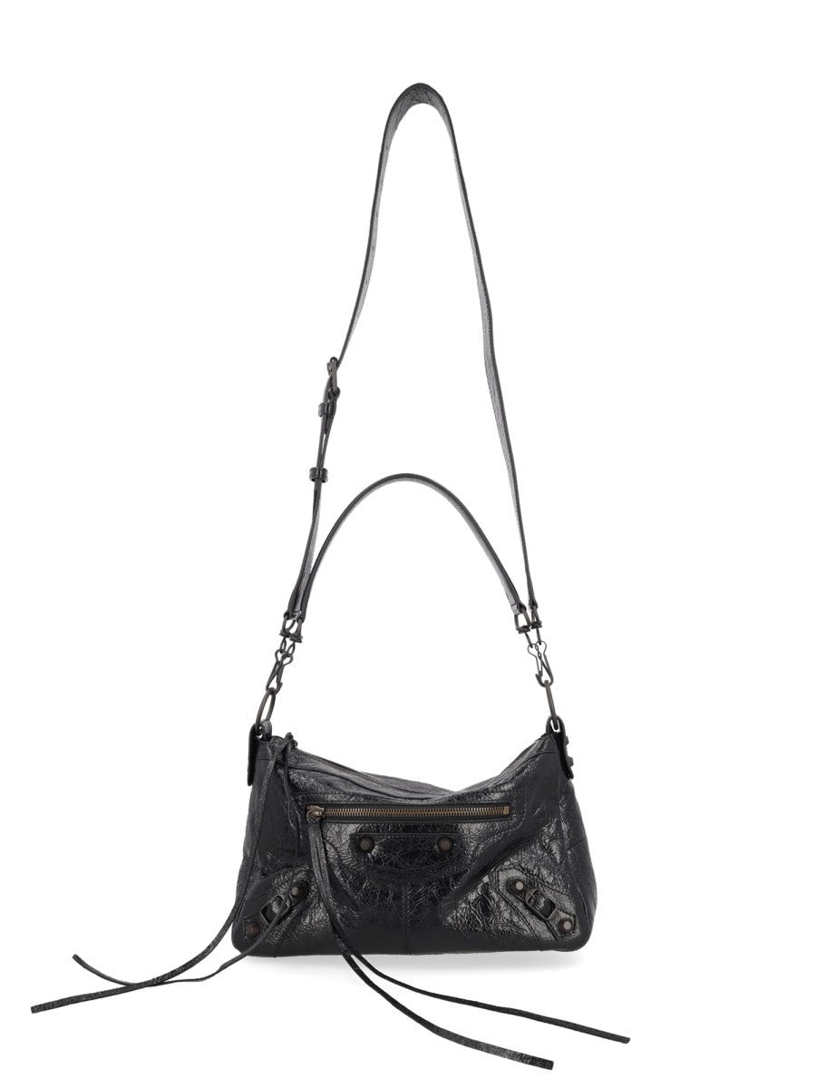 Balenciaga Men's Borsa LE City Moto Small Black