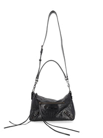 Balenciaga Men's Borsa LE City Moto Small Black