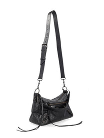 Balenciaga Men's Borsa LE City Moto Small Black