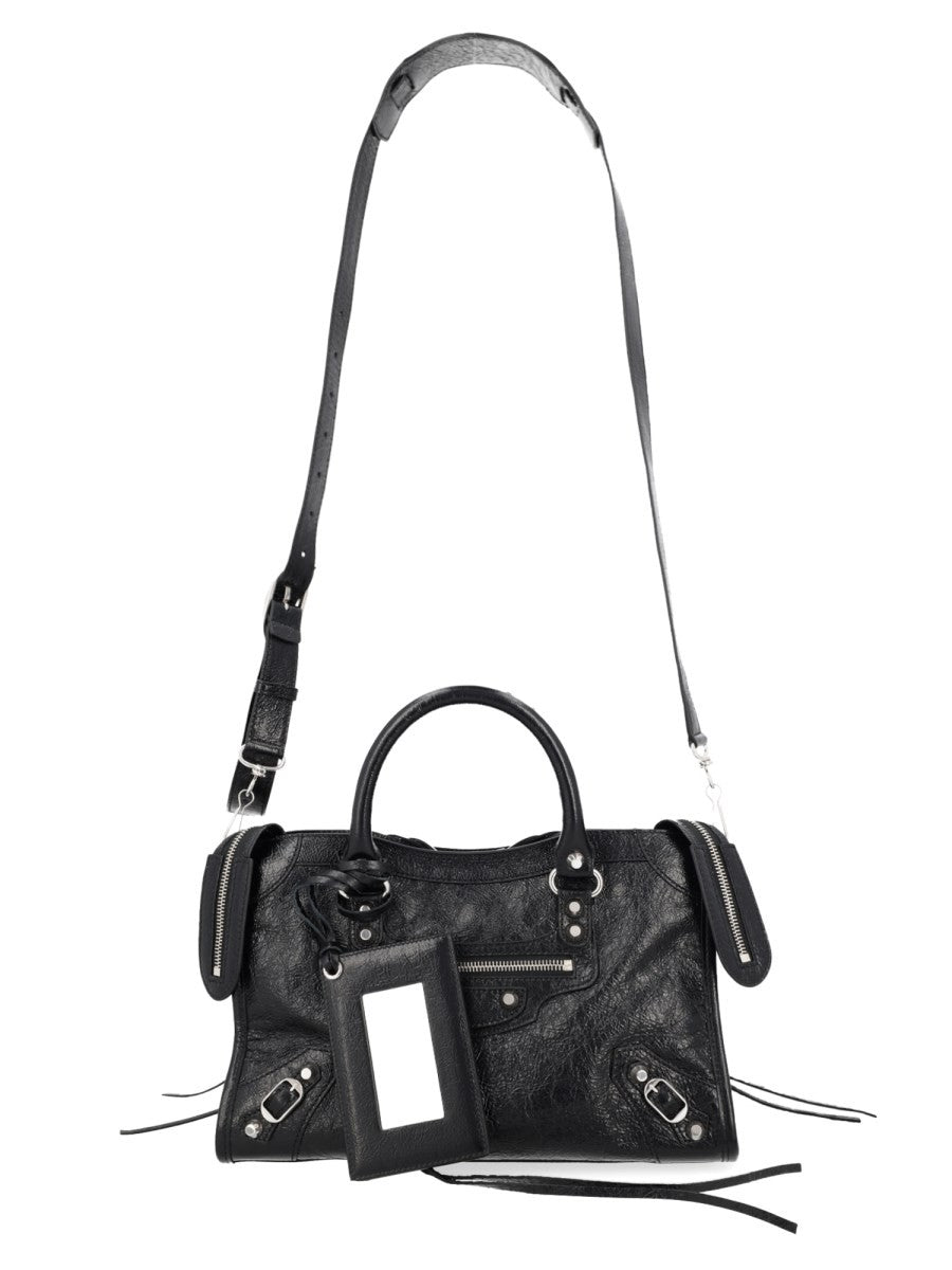 Balenciaga Women's Le City Small Bag Black, view 5