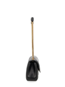 Saint Laurent Women's Borsa Loulou in Pelle Trapuntata Black