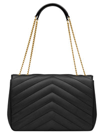 Saint Laurent Women's Loulou Large Bag Black, view 2