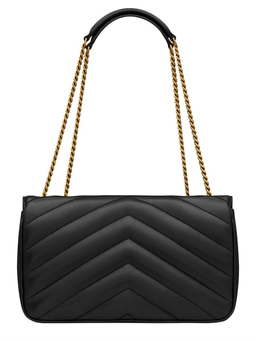 Saint Laurent Women's Borsa Loulou Medium Black