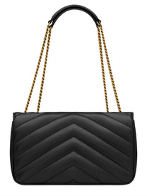 Saint Laurent Women's Borsa Loulou Medium Black