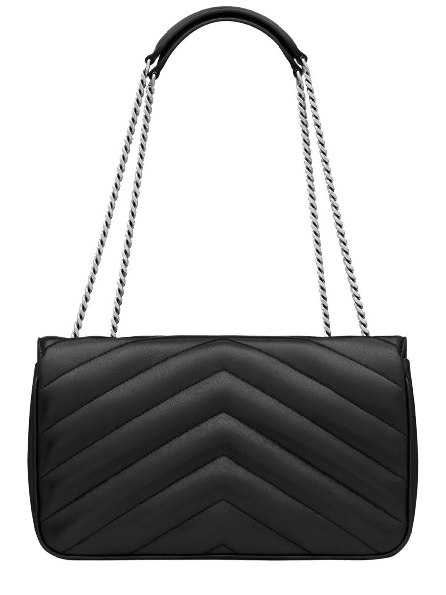 Saint Laurent Women's Borsa Loulou Medium Black