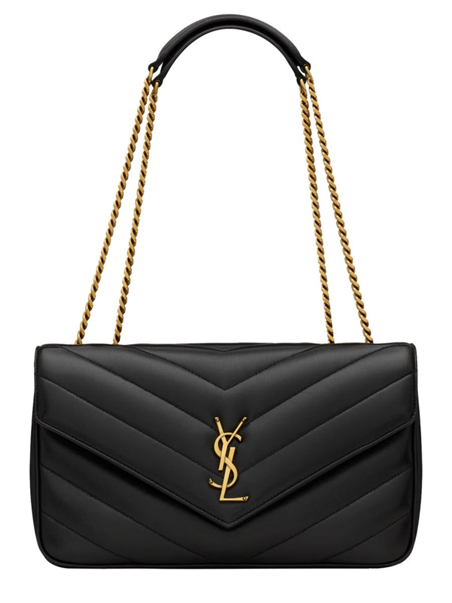 Saint Laurent Women's Borsa Loulou Medium Black