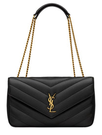 Saint Laurent Women's Borsa Loulou Medium Black