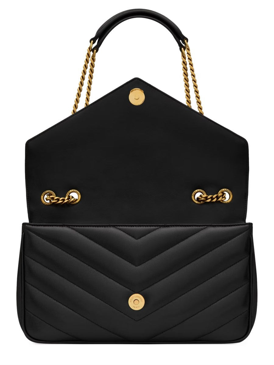 Saint Laurent Women's Borsa Loulou Medium Black