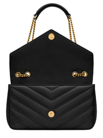 Saint Laurent Women's Borsa Loulou Medium Black