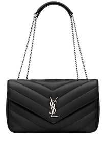 Saint Laurent Women's Borsa Loulou Medium Black