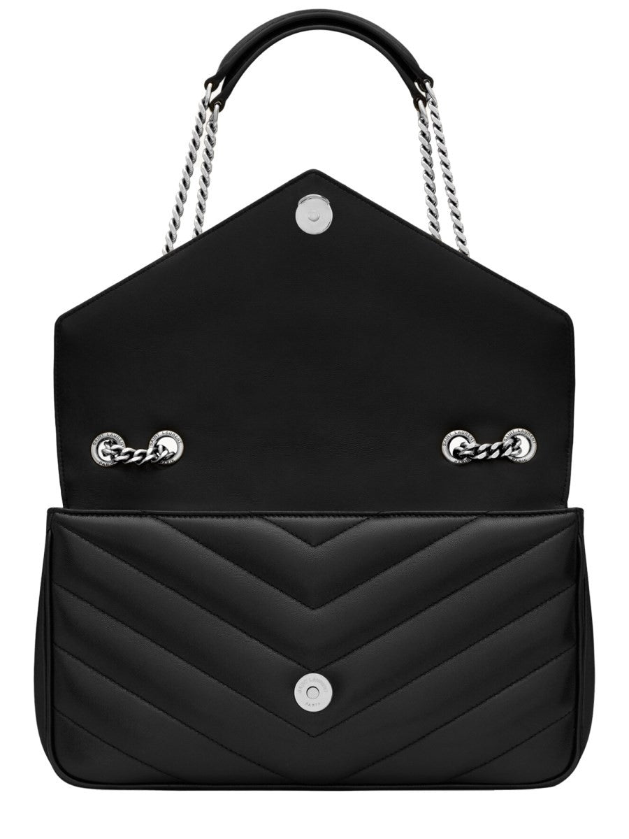 Saint Laurent Women's Borsa Loulou Medium Black