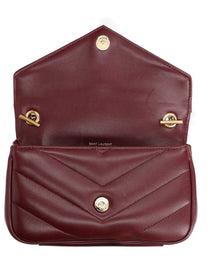 Saint Laurent Women's Borsa Loulou Mini Red