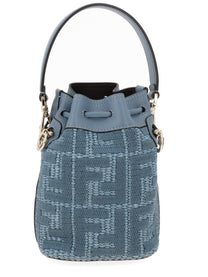 Fendi Women's Borsa Mon Tresor Blue