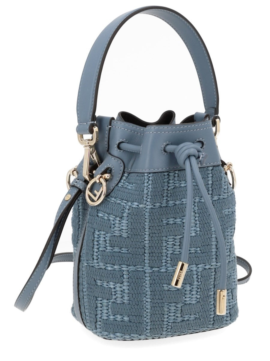 Fendi Women's Borsa Mon Tresor Blue