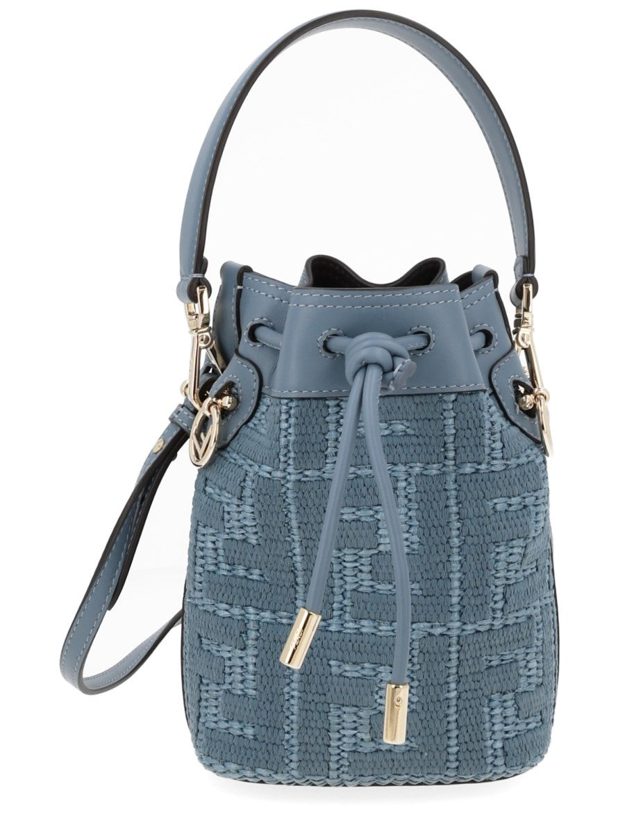 Fendi Women's Borsa Mon Tresor Blue