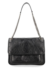 Saint Laurent Women's Borsa Niki Medium Black
