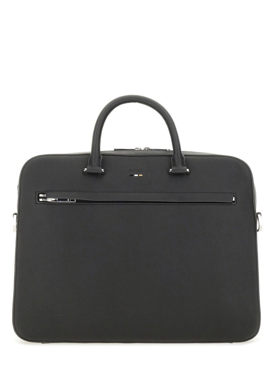 BOSS Men's Borsa Portadocumenti Con Black