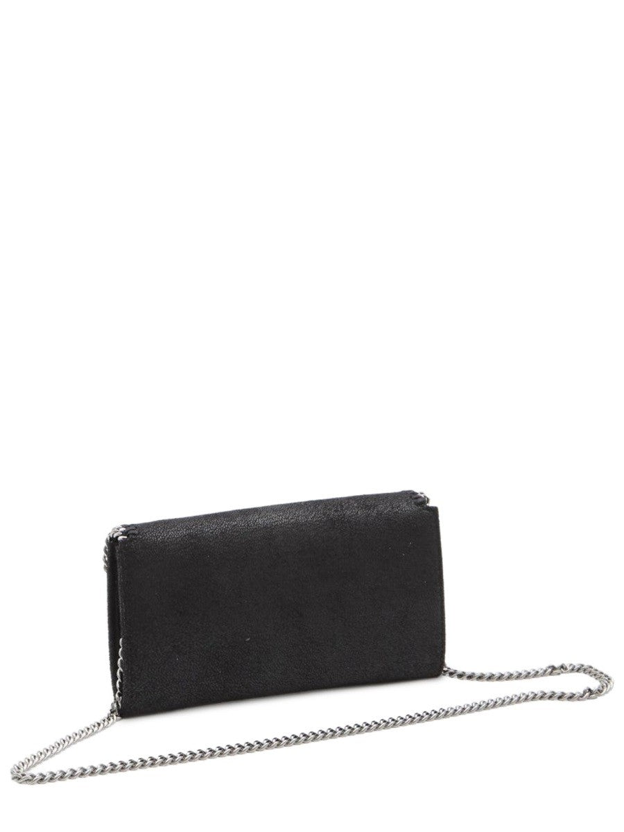 Stella McCartney Women's Borsa Portafoglio Falabella Con Catena Black