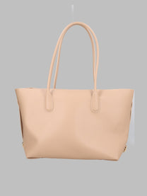 Themoirè Women's Borsa Shopper Tallia Bottalato Beige