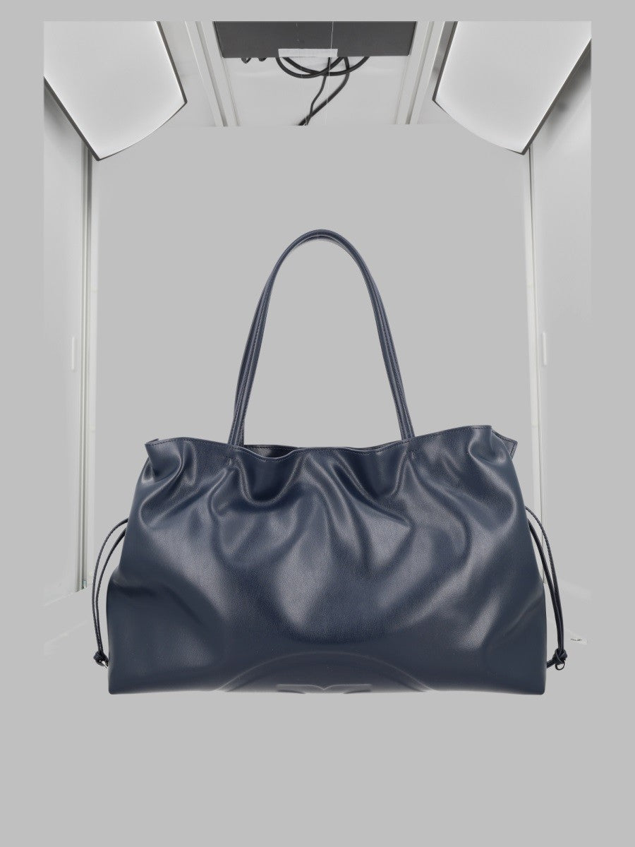 Tory Burch Women's Borsa Shopping Con Coulisse Ella Natuura Blue