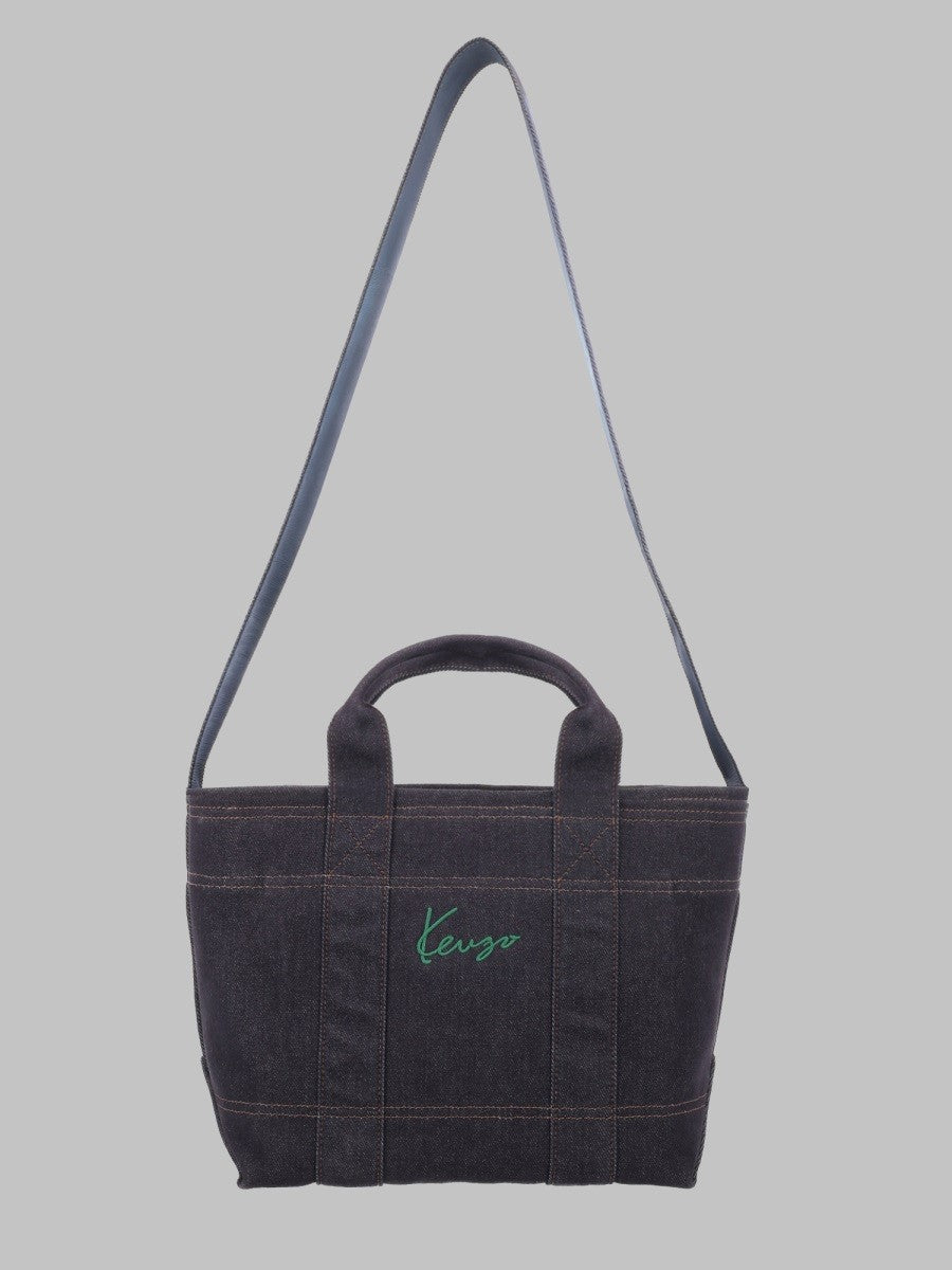 Kenzo Men's Borsa Tote Kenzo Tulip Small Blue