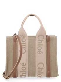 Chloé Women's Borsa Tote Woody Small Beige