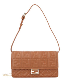 Fendi Women's Borsa Tube Con Catena Beige