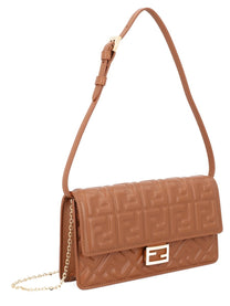 Fendi Women's Borsa Tube Con Catena Beige