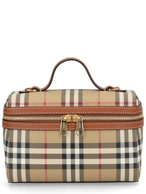 Burberry Women's Borsa Vanity Check Beige
