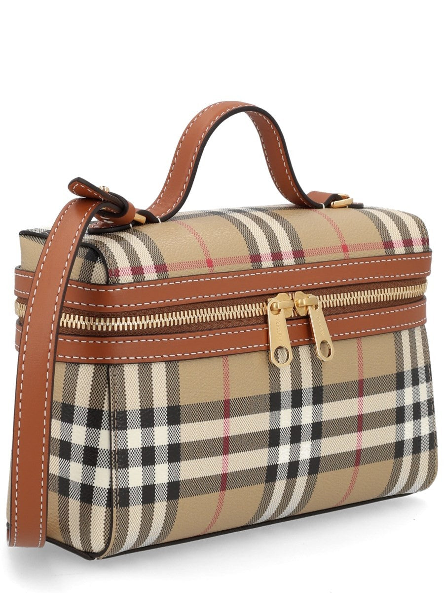 Burberry Women's Borsa Vanity Check Beige