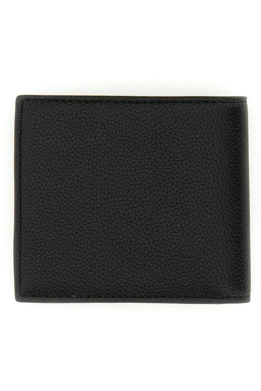 BOSS men’s bi fold wallet black made of textured leather ideal for organizing cards and cash