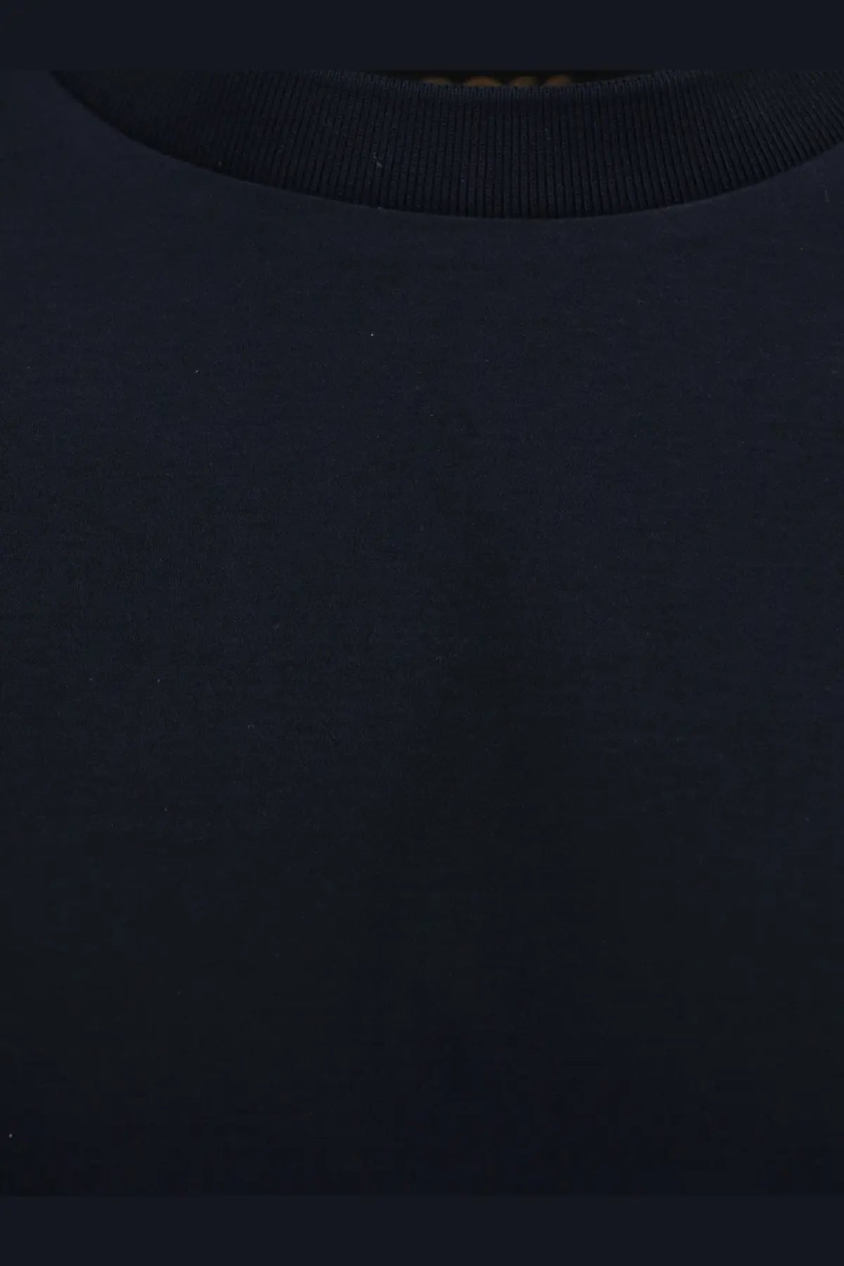 Boss men’s cotton shirt blue dark navy blue crewneck t-shirt with ribbed collar ideal for casual wear