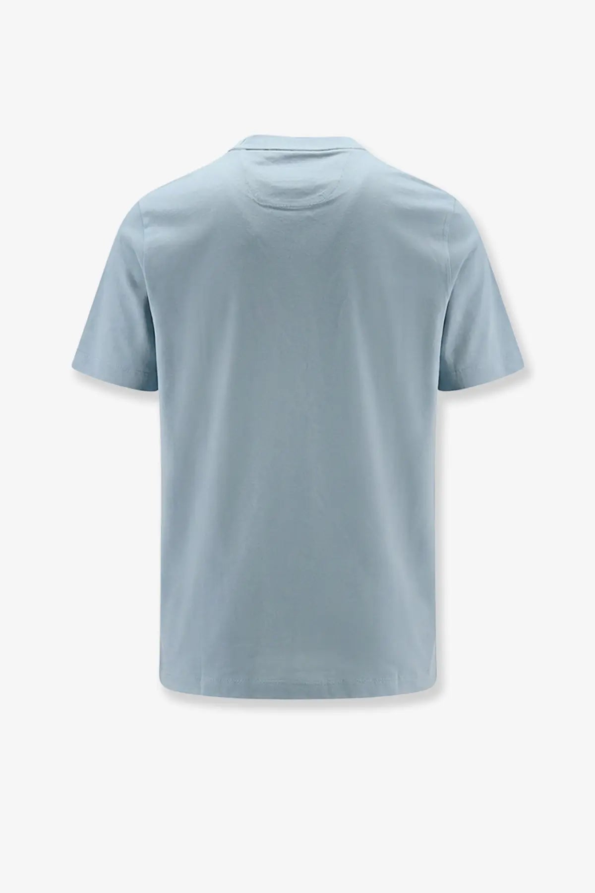 BOSS men’s cotton shirt blue light blue short-sleeved polo shirt with classic collar and subtle stitching details