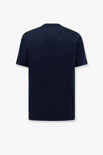 BOSS men’s navy blue short-sleeved cotton shirt showcasing a comfortable casual style