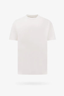 Boss men’s cotton shirt white minimalist white crew neck t shirt with short sleeves made from soft lightweight fabric