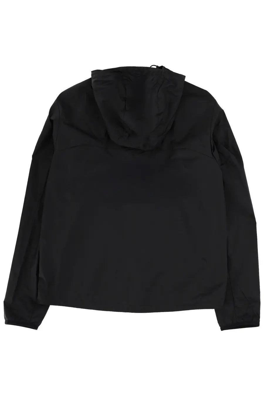 Boss men’s jacket airnix black hooded jacket with sleek minimalist design and smooth fabric front view