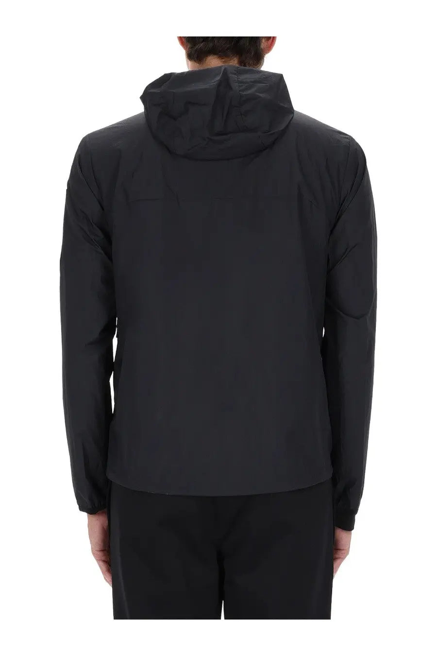 Boss men’s black hooded jacket airnix with sleek minimalist design and smooth fabric for stylish outerwear