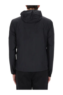 Boss men’s black hooded jacket airnix with sleek minimalist design and smooth fabric for stylish outerwear