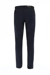 Boss men’s pantalone regular fit blue trousers with sleek tailored fit and subtle waistband branding in black