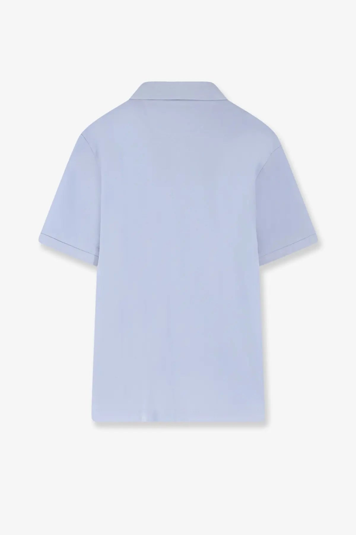 Boss men’s perry cotton polo shirt blue in light blue with short sleeves, classic collar, and neatly stitched hem