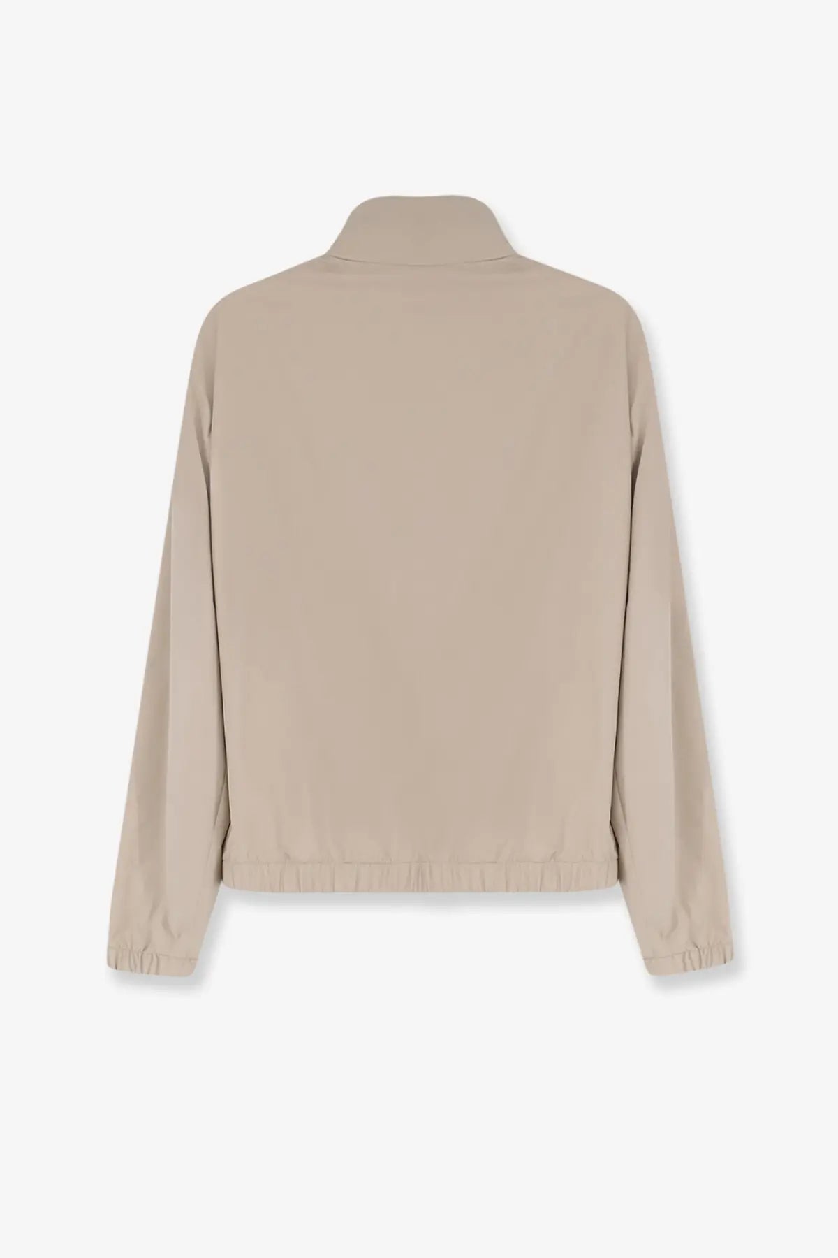 Boss men’s reversible bomber beige lightweight jacket with stand-up collar and elastic cuffs