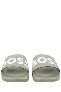 BOSS Men's Sandalo Slider Aryeh Green