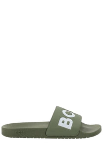 BOSS Men's Sandalo Slider Aryeh Green