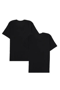 Boss men’s set DA Due shirt black plain cotton t-shirts with crew neck and short sleeves in black color
