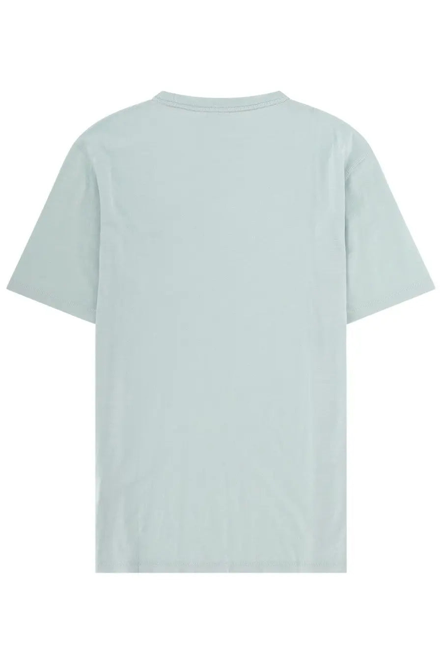 Boss men’s shirt con blue soft light mint green cotton t-shirt with crew neck and short sleeves