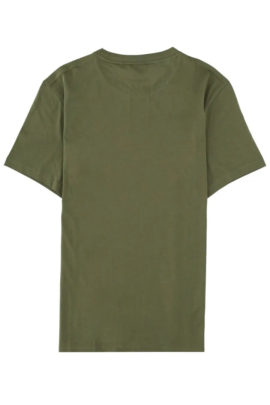 BOSS men’s olive green short-sleeved crew neck t-shirt made of soft cotton fabric perfect for casual wear