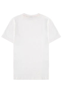 Boss men’s white cotton t-shirt with a simple crew neck and short sleeves perfect for casual wear