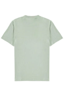 Boss men’s soft mint green cotton t-shirt with a crew neck and short sleeves