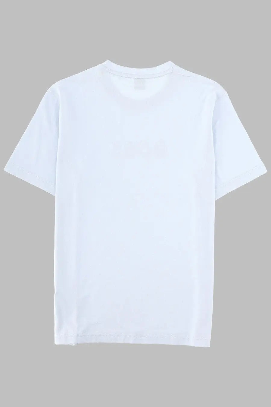 White cotton t-shirt with a subtle logo on the chest from the BOSS men’s shirt terrace con blue collection